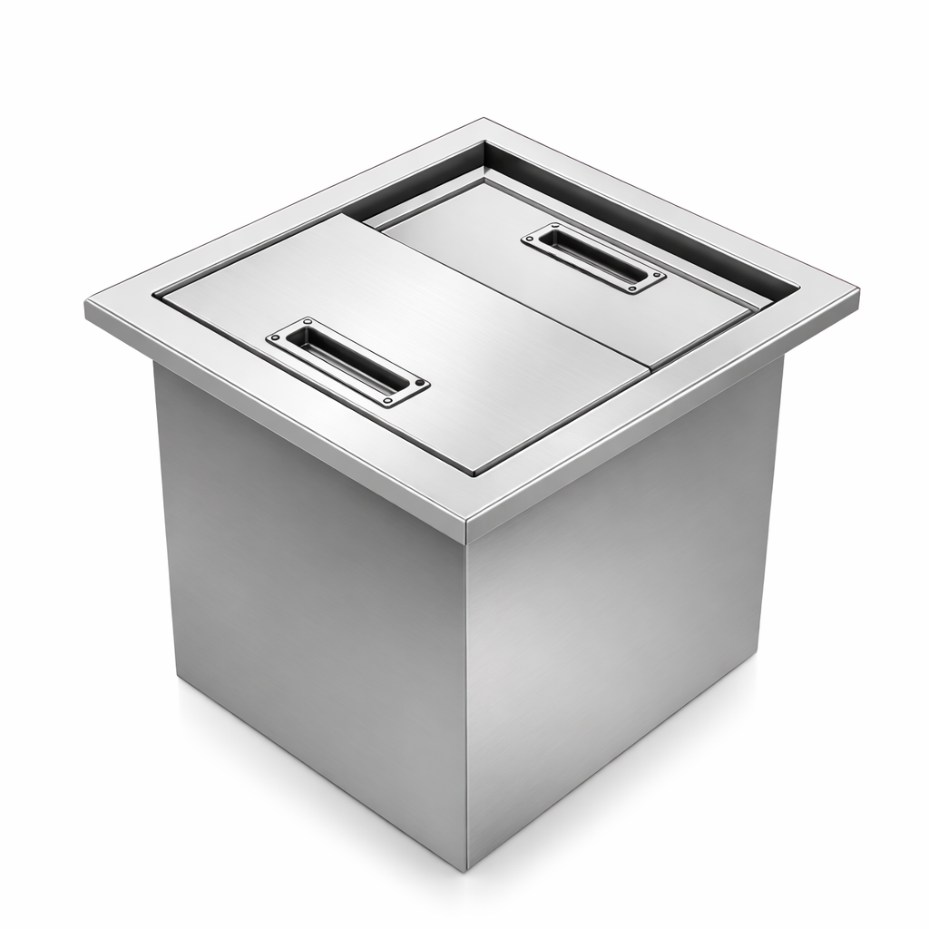 Thùng đựng đá âm bàn thông thường